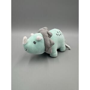HB Hudson Bay Green Triceratops Dinosaur Plush 9” Stuffed Animal